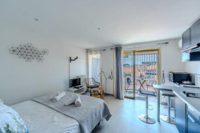 Studio Cannes centre - Sea view Terrasse WIFI climatisation